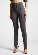 neoprene-tie-detail-leggings-charcoal-grey