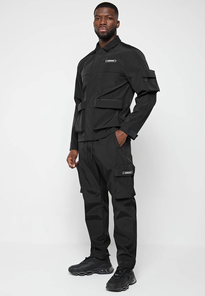 nylon-cargo-pant-black