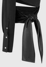 coralie-one-sleeve-leather-wrap-top-black