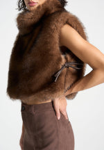 fur-high-neck-jumper-with-ties-brown