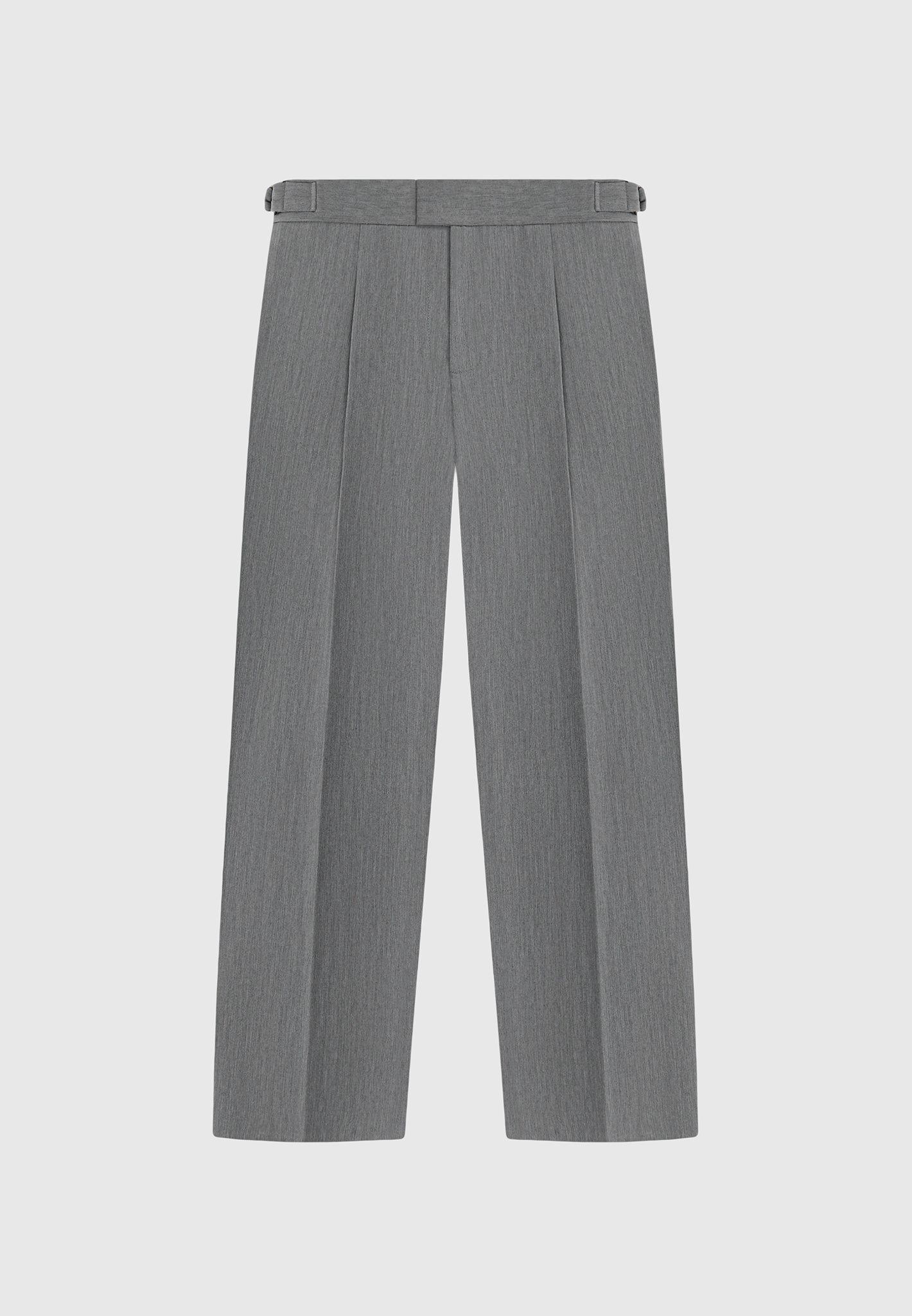 Pantalon sur mesure plissé - gris foncé