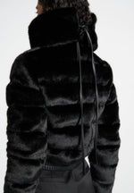 plush-ribbed-jacket-with-neck-scarf-black