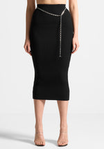 ribbed-knit-midaxi-skirt-with-chain-belt-black