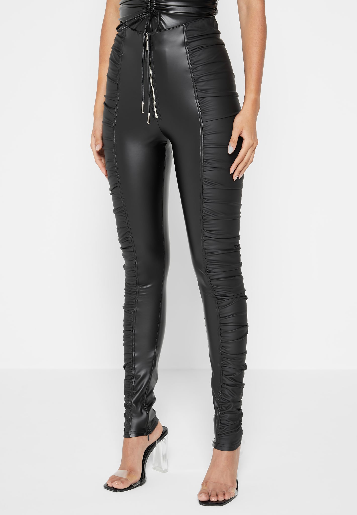 ruched-vegan-leather-leggings-black-1