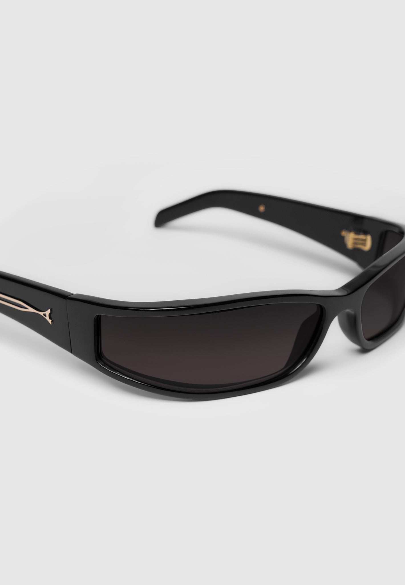 Zayn - Wraparound Sunglasses - Black