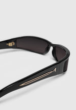 Zayn - Wraparound Sunglasses - Black