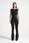satin-contour-flared-jumpsuit-black