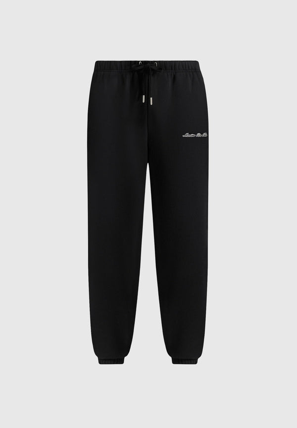 JS005 - Signature Regular Fit Cuffed Joggers - Black