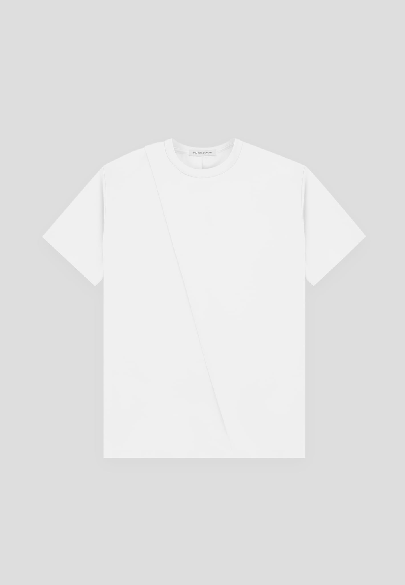 T-shirt avec pli - off blanc