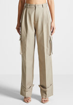 danielle-tailored-pleated-cargo-trousers-beige
