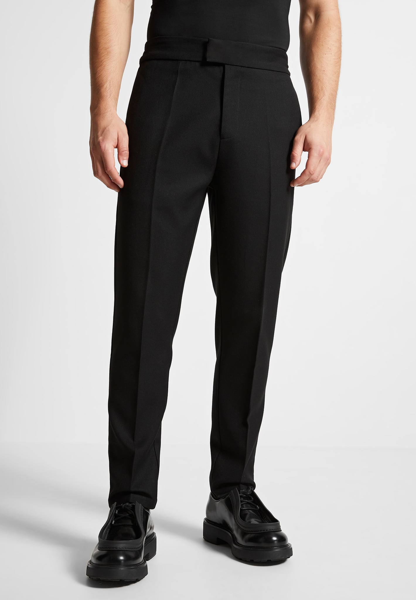 Men's Loose Linen-Blend Permacrease Trouser, Men's Matching Sets