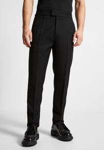 Claude - Slim Fit Tailored Pants - Black