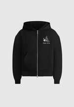 js009-unisex-floral-eiffel-zip-hoodie-black