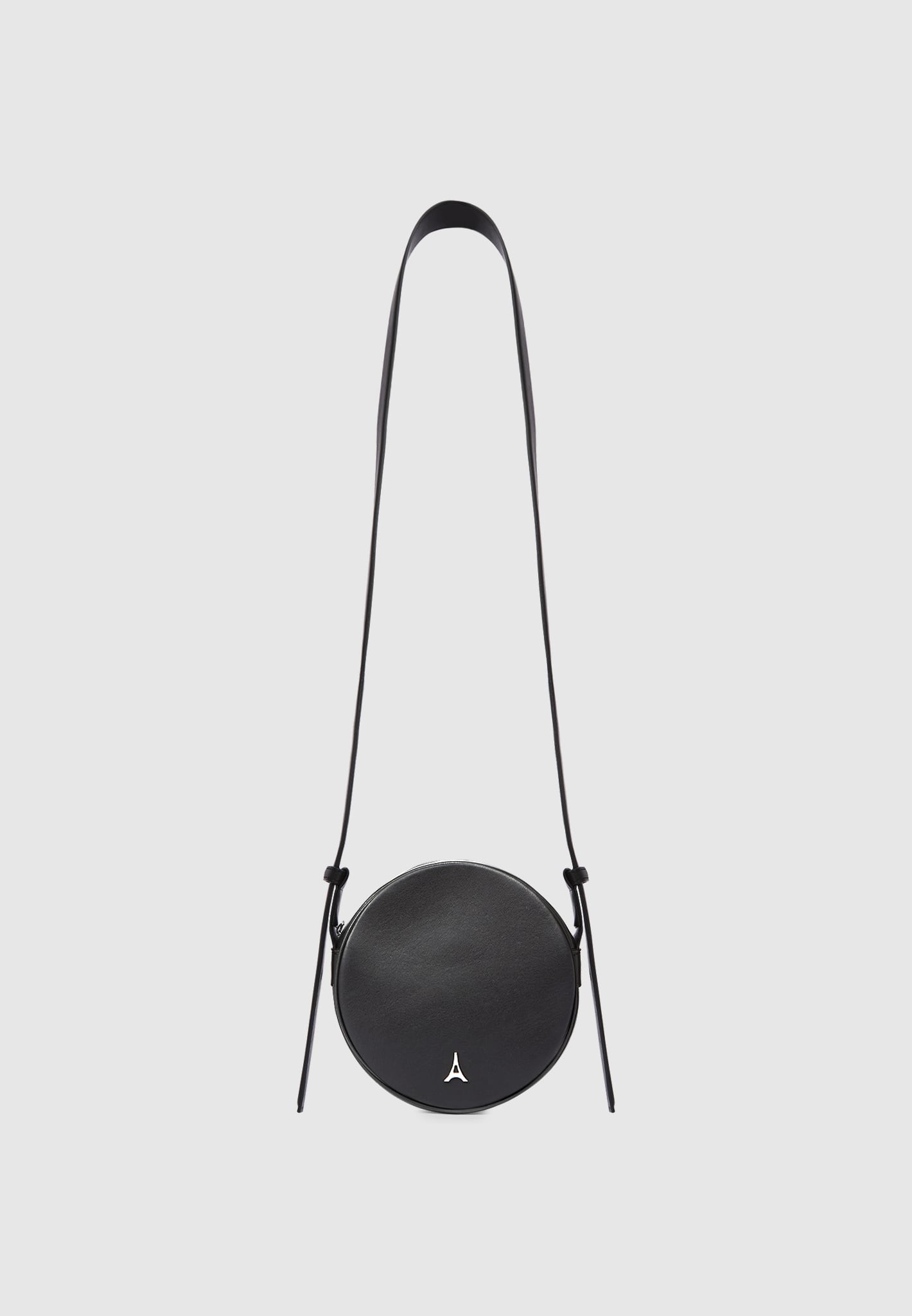 leather-embossed-eiffel-round-bag-black