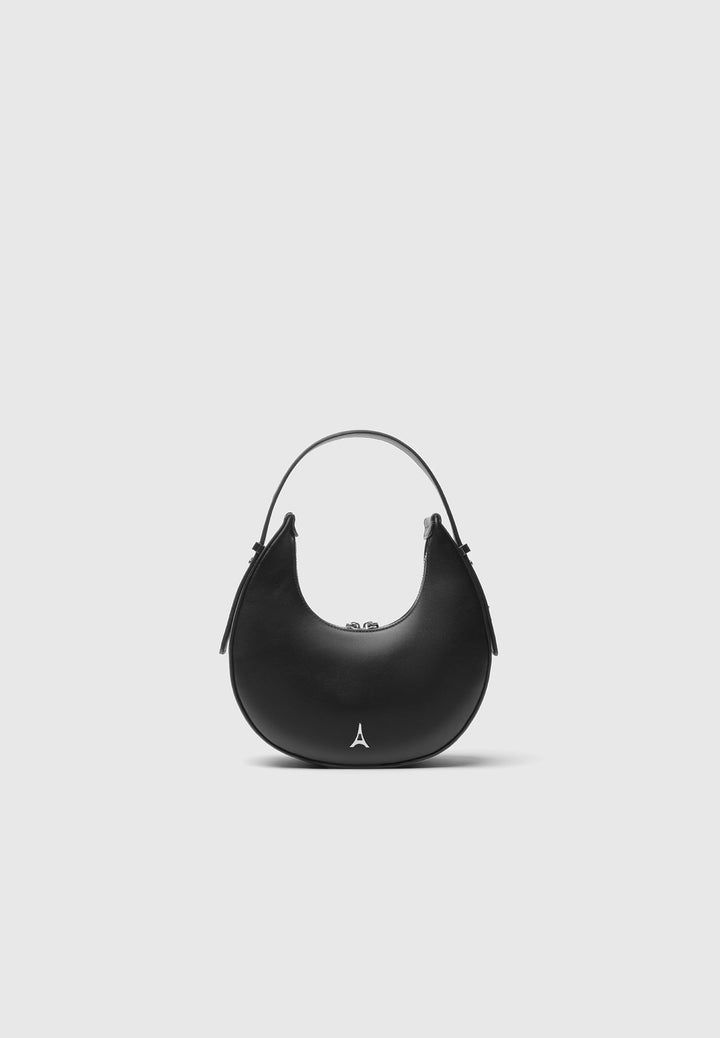 round-vegan-leather-bag-black