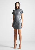 vegan-leather-gathered-dress-grey