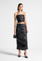 vegan-leather-pleated-bandeau-corset-top-black