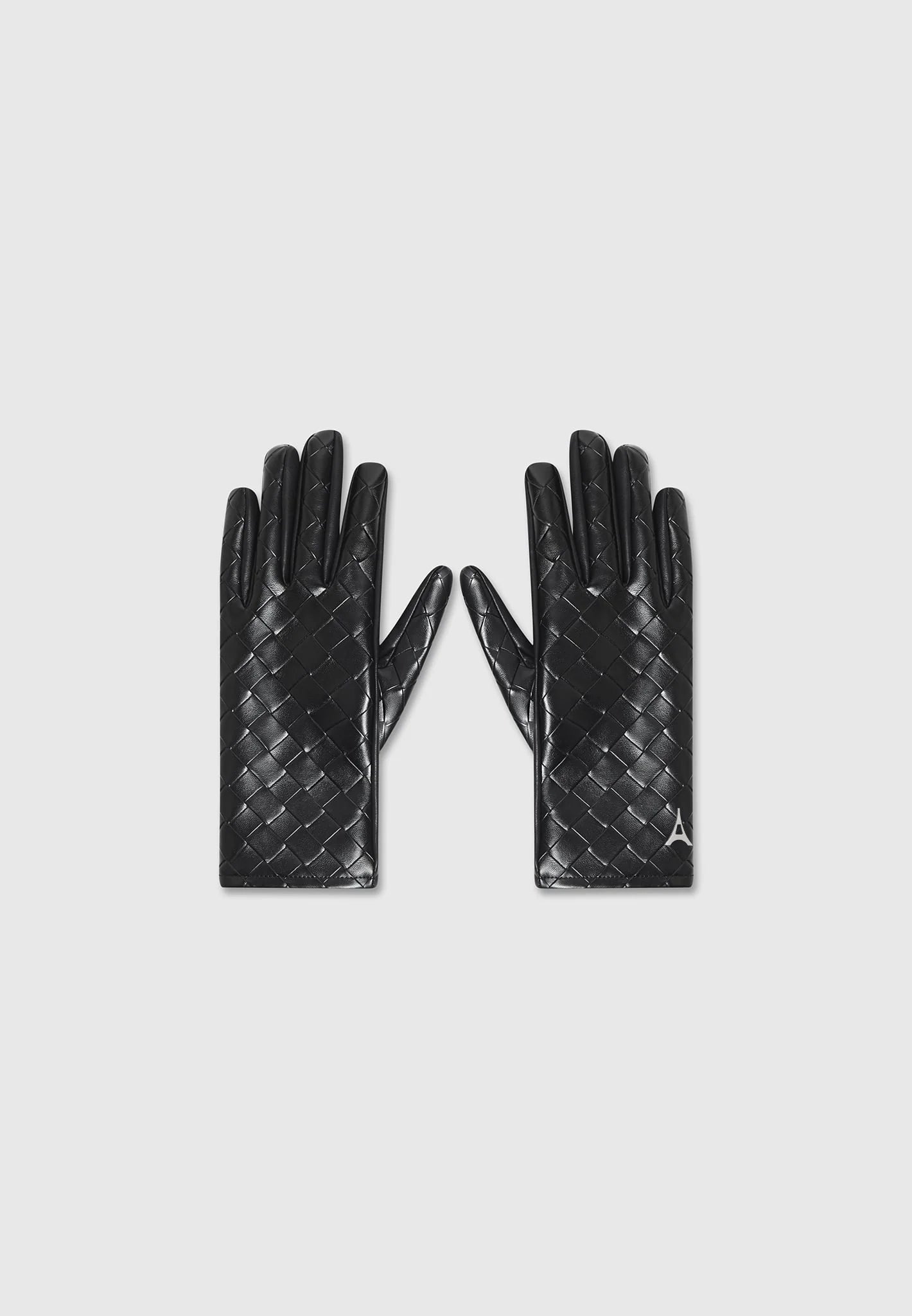vegan-leather-woven-gloves-black-1