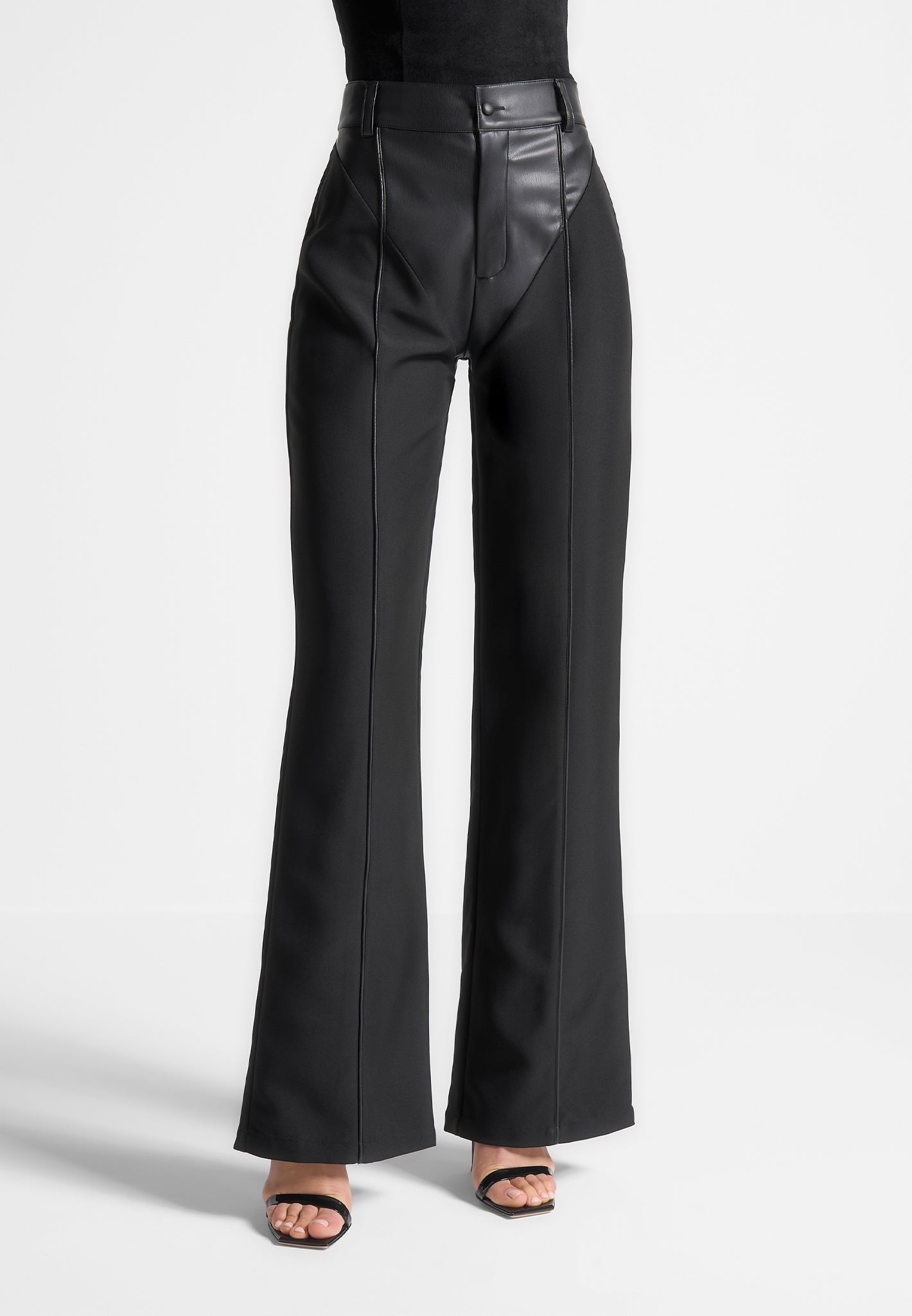 vegan-leather-woven-trousers-black
