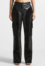 vegan-leather-and-velvet-cargo-pants-black