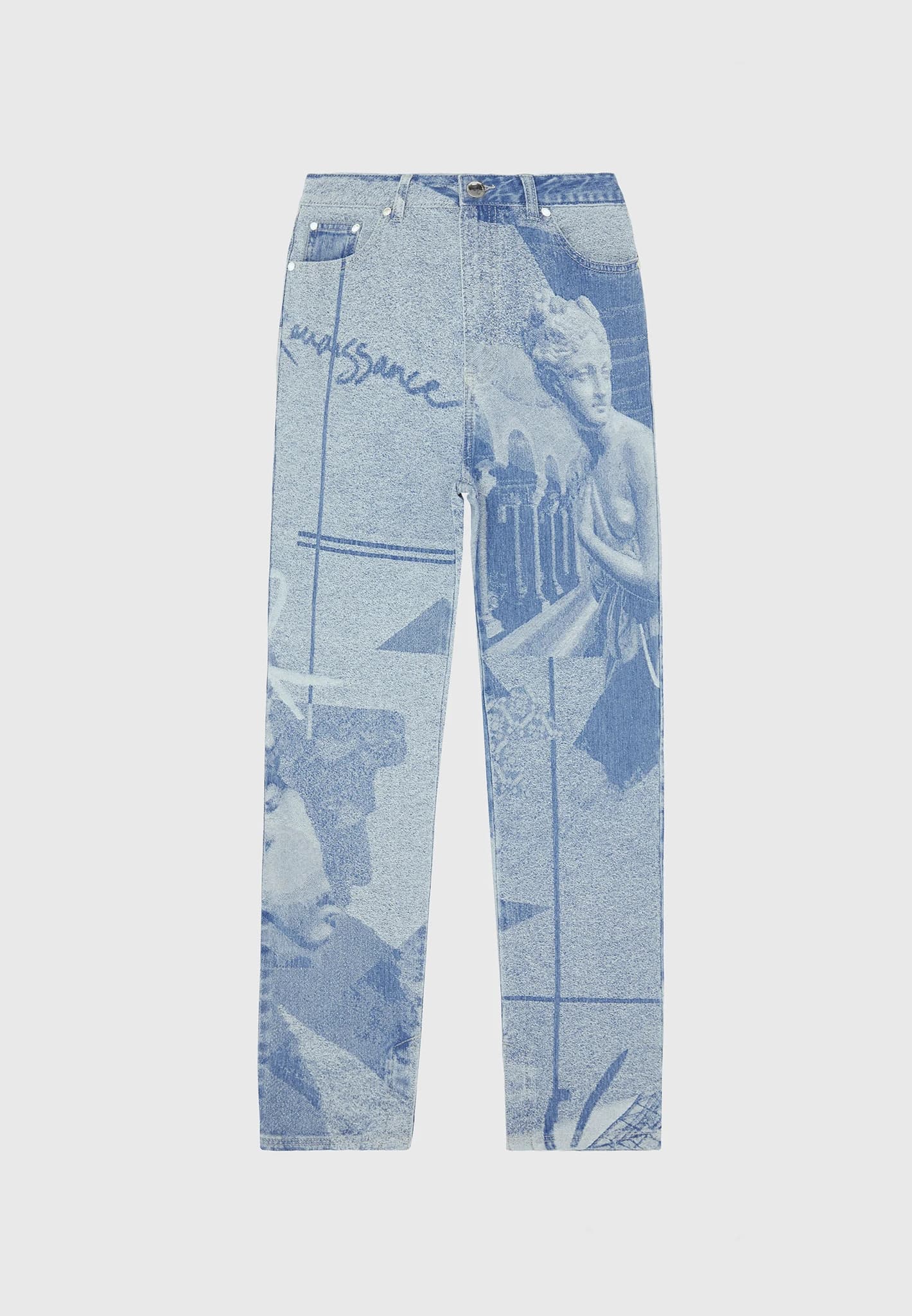 Women's High Waisted Renaissance Camo Cargo Pants - Multi - US 4 - Manière de Voir