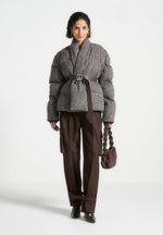 inez-herringbone-wool-wrap-belted-puffer-jacket-brown