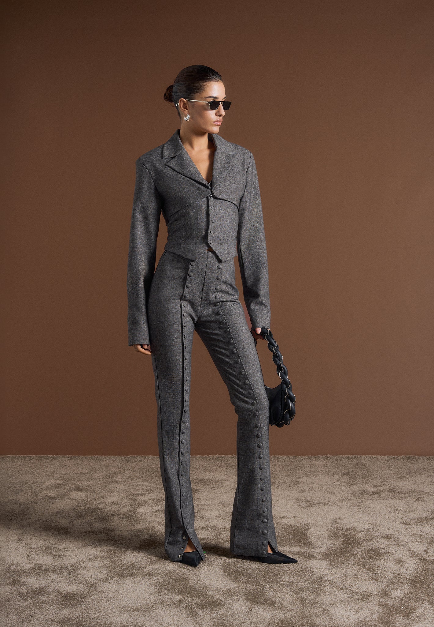 lise-cropped-tailored-blazer-and-button-detail-bandeau-dark-grey