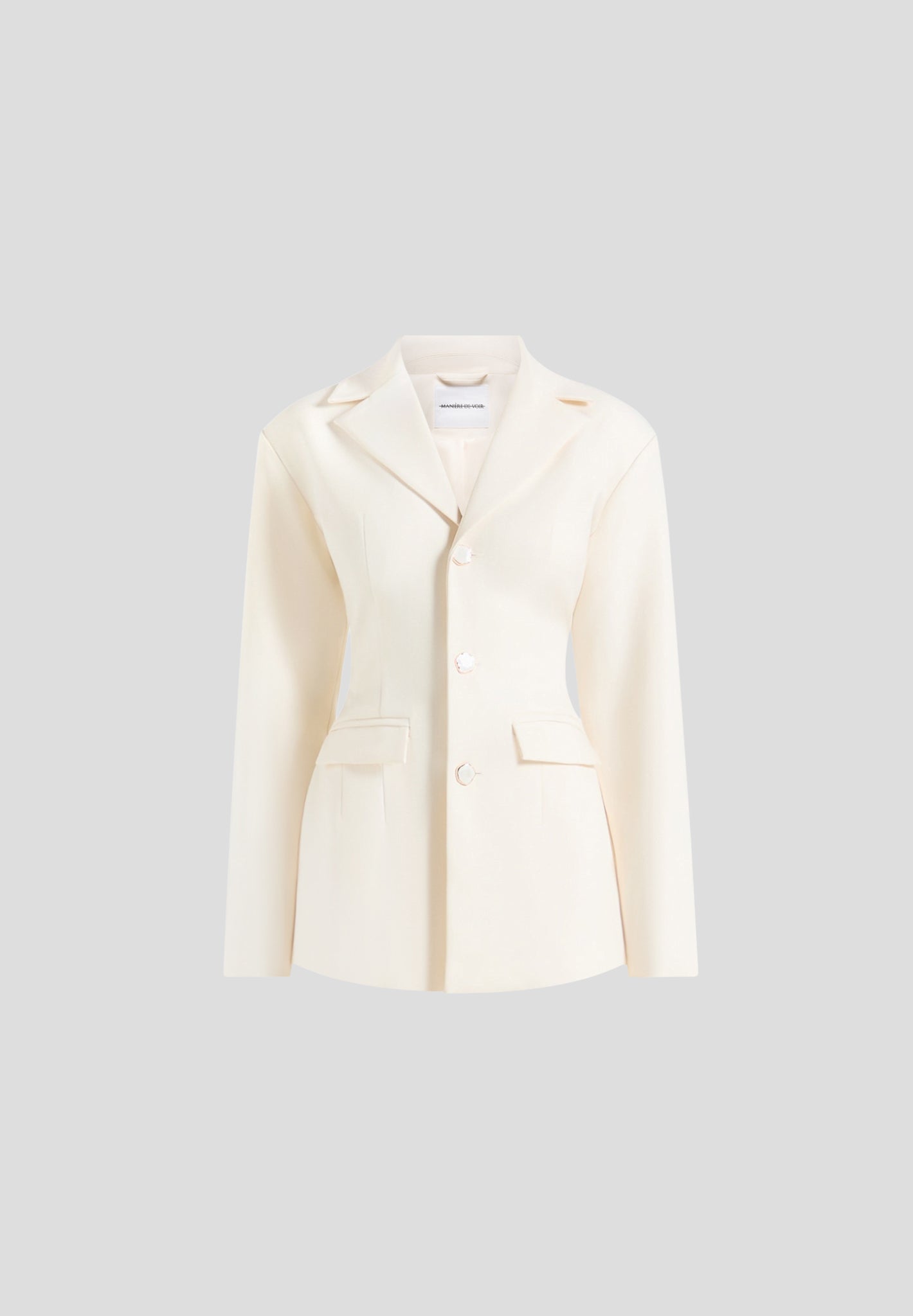 wide-shoulder-cinch-waist-blazer-cream