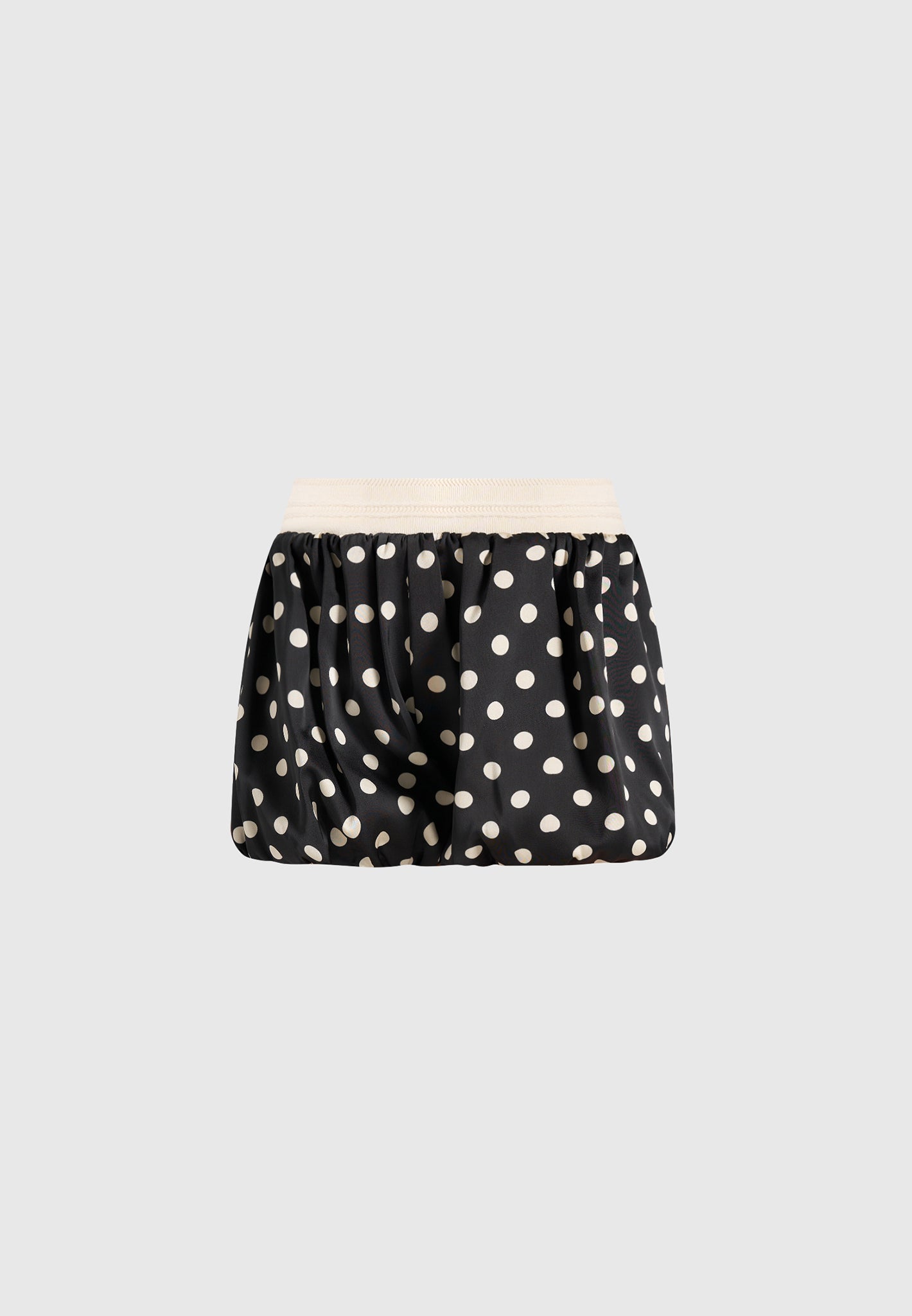 zoe-satin-polka-dot-balloon-shorts-black