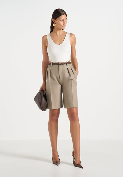 lorette-double-pleat-tailored-shorts-beige