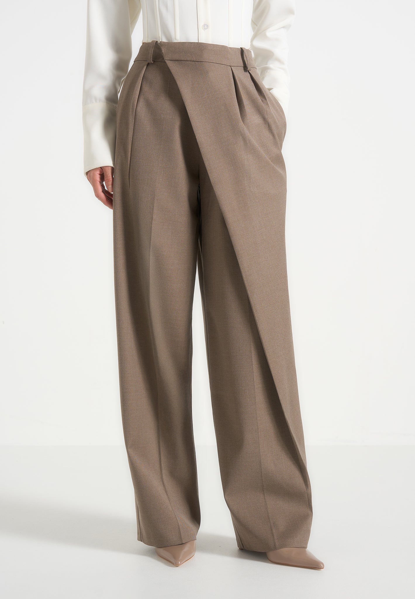 2024 Hoge Taille Brede Pijpen Palazzo Broek Voor Vrouwen Gesmokte Elastische Taille Losse Comfortabele Casual Pyjama Broek Zakken Womens Mode met Zakken, Koffie, XXL 2024 Hoge Taille Brede Pijpen Palazzo Broek Voor Vrouwen Gesmokte Elastische Taille Losse Comfortabele Casual Pyjama Broek Zakken Womens Mode met Zakken, Koffie, XXL