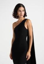 laya-asymmetric-knit-midaxi-dress-with-scarf-black