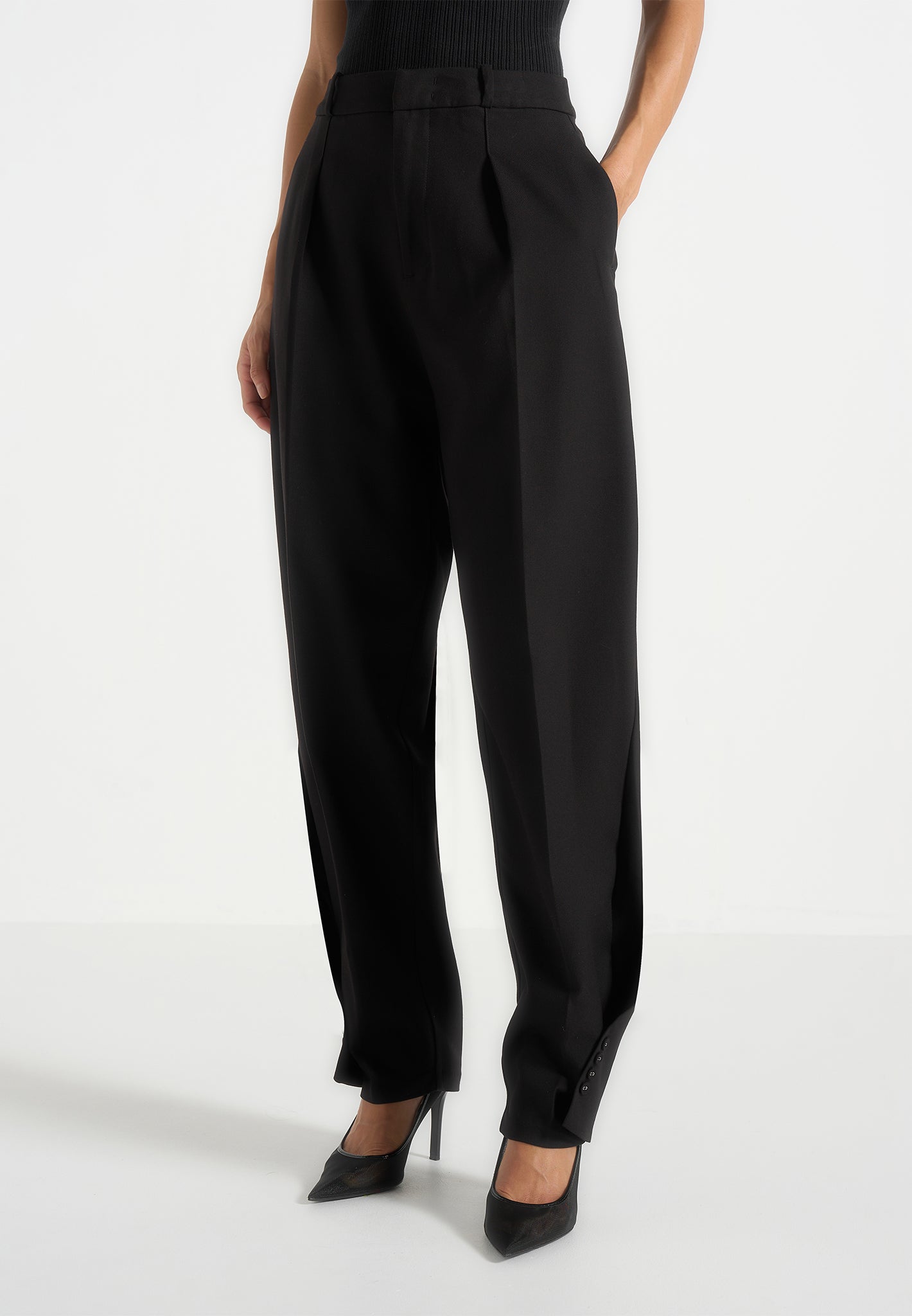 sophie-twist-leg-tailored-trousers-black 