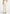 Calista - Line Art Denim Jeans - Cream