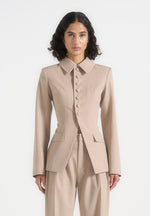 harper-tailored-cinch-blazer-with-detachable-collar-beige