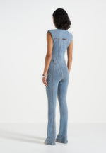 annette-denim-seam-detail-fit-flare-jumpsuit-mid-blue
