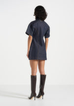 mathilde-corset-contrast-stitch-denim-dress-indigo