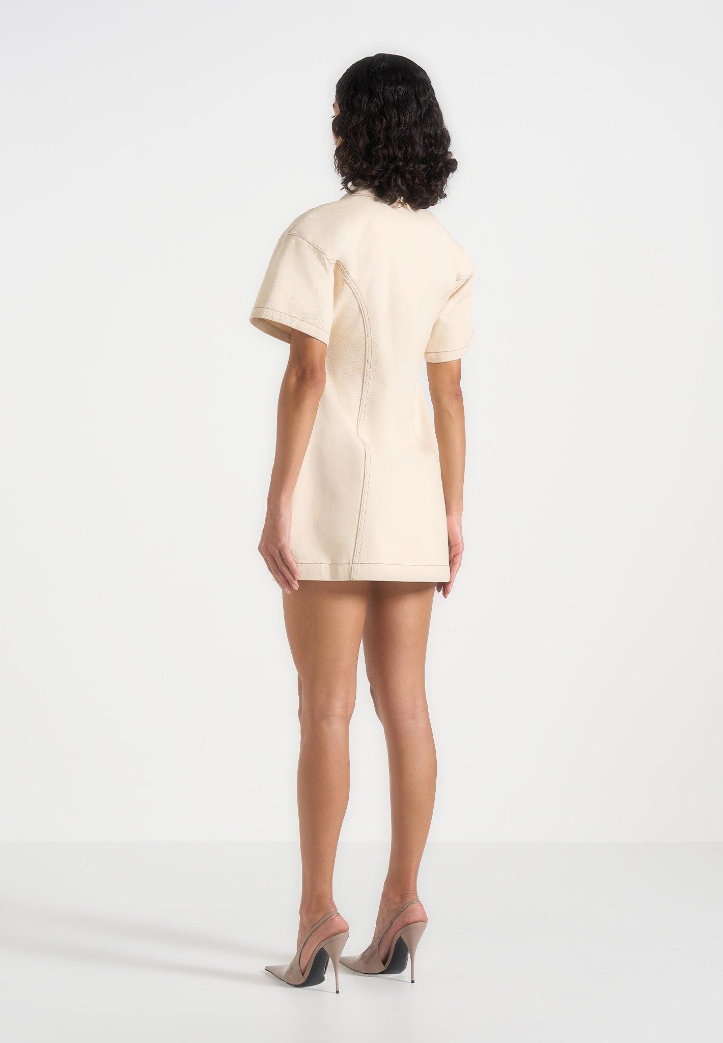 mathilde-denim-corset-contrast-stitch-dress-cream