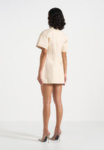 mathilde-denim-corset-contrast-stitch-dress-cream