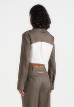 bernadette-houndstooth-cotton-cropped-shirt-white-brown