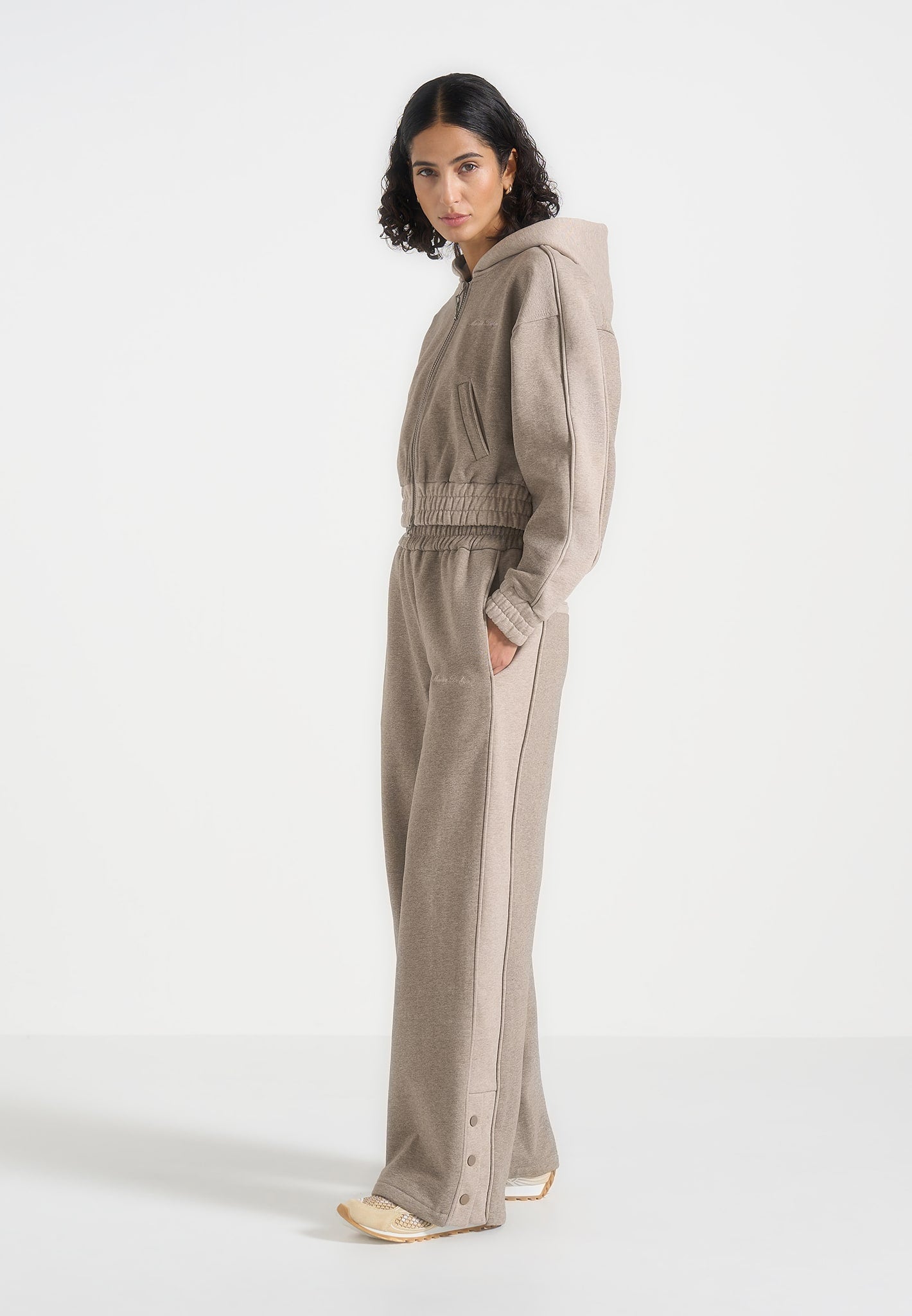 caya-two-tone-wide-leg-popper-joggers-beige 