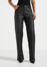 florence-wax-effect-jeans-black