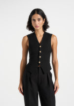 christine-tailored-cinched-waistcoat-black