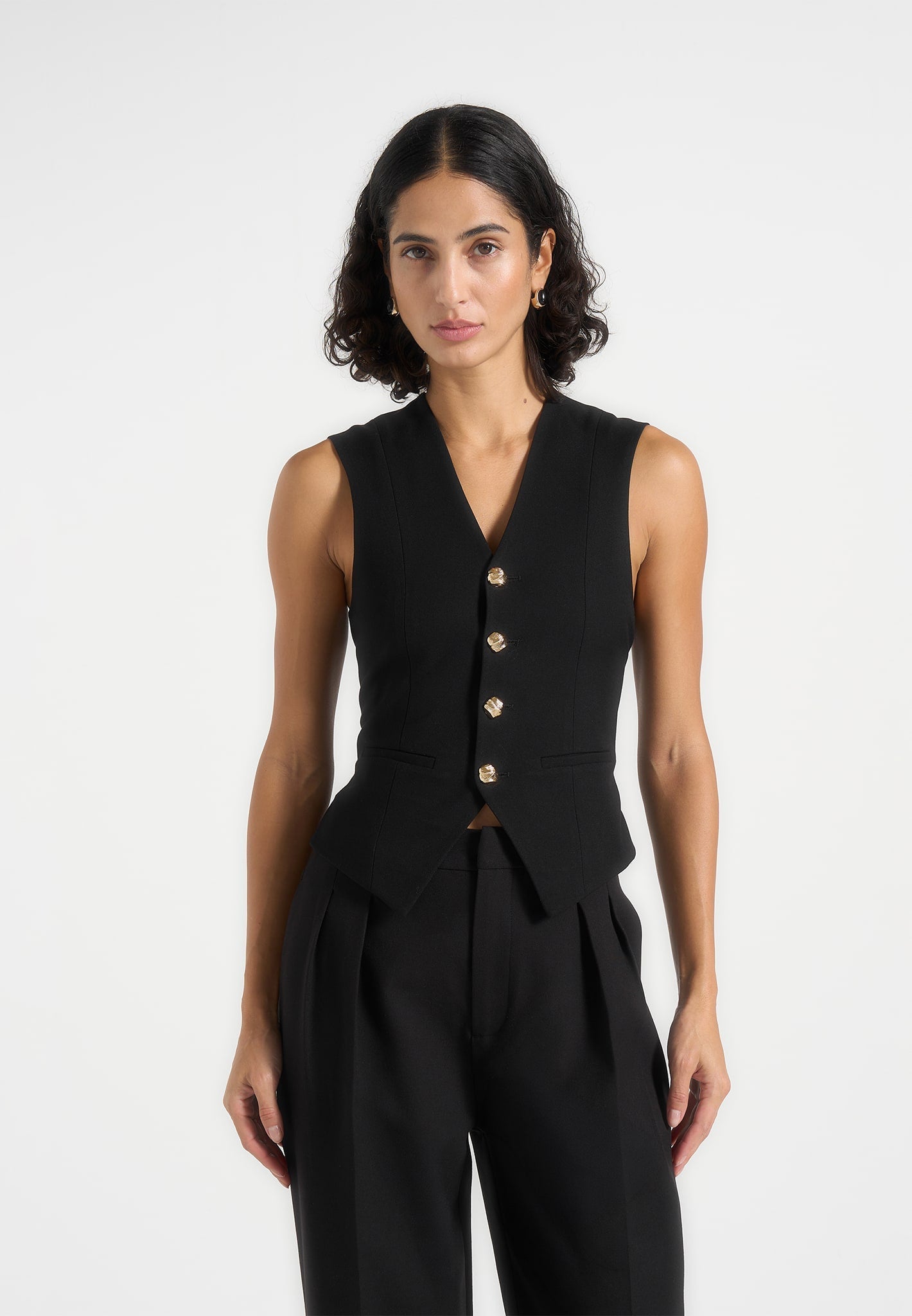 christine-tailored-cinched-waistcoat-black