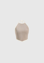 malena-contrast-velour-halter-top-beige