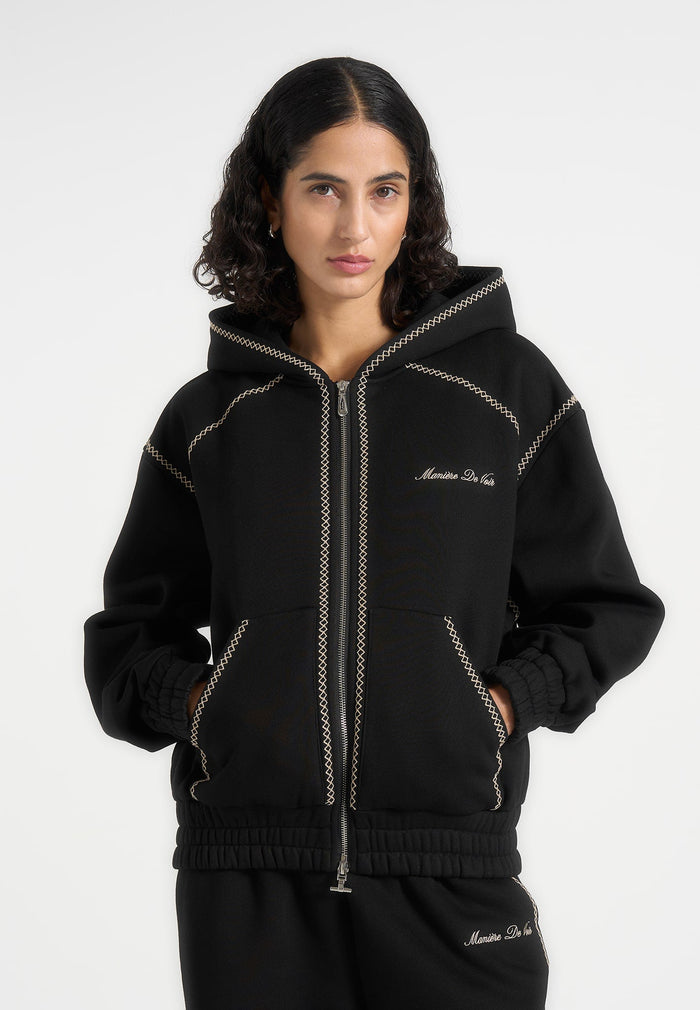 ollie-unisex-whipstitch-raglan-effect-zip-hoodie-black