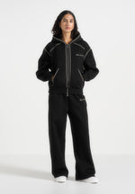 ollie-unisex-whipstitch-raglan-effect-zip-hoodie-black