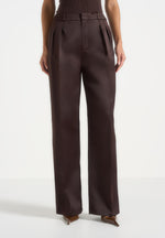 julie-satin-twin-pleat-trousers-brown
