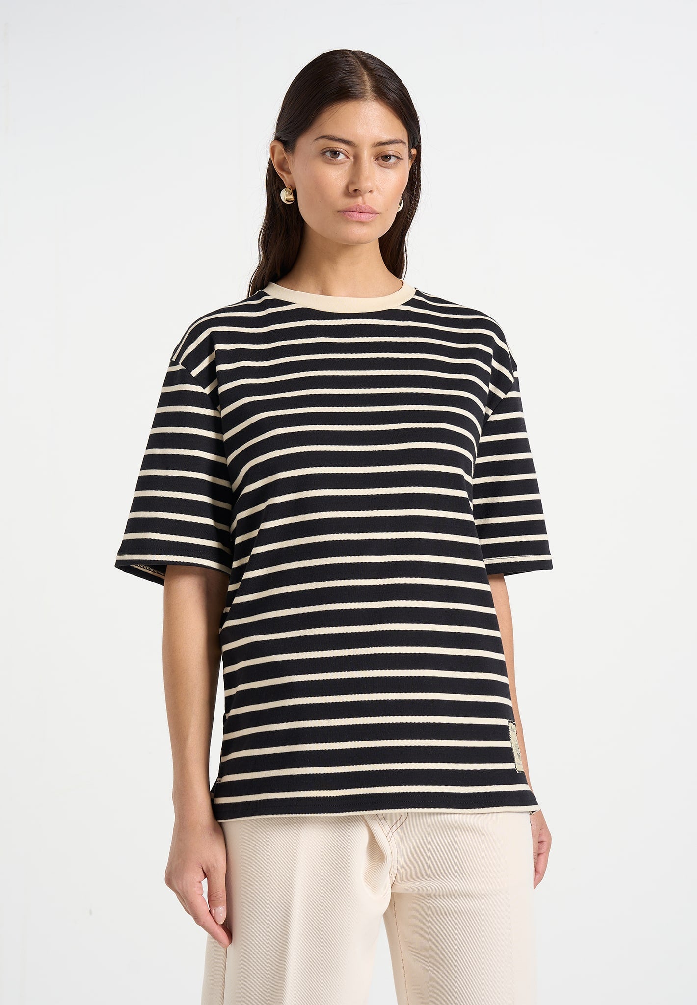 riley-unisex-striped-relaxed-fit-cotton-t-shirt-black-cream