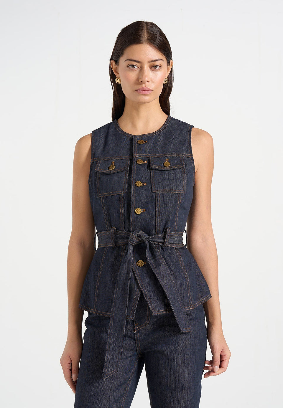 darcy-crew-neck-denim-waistcoat-polished-indigo
